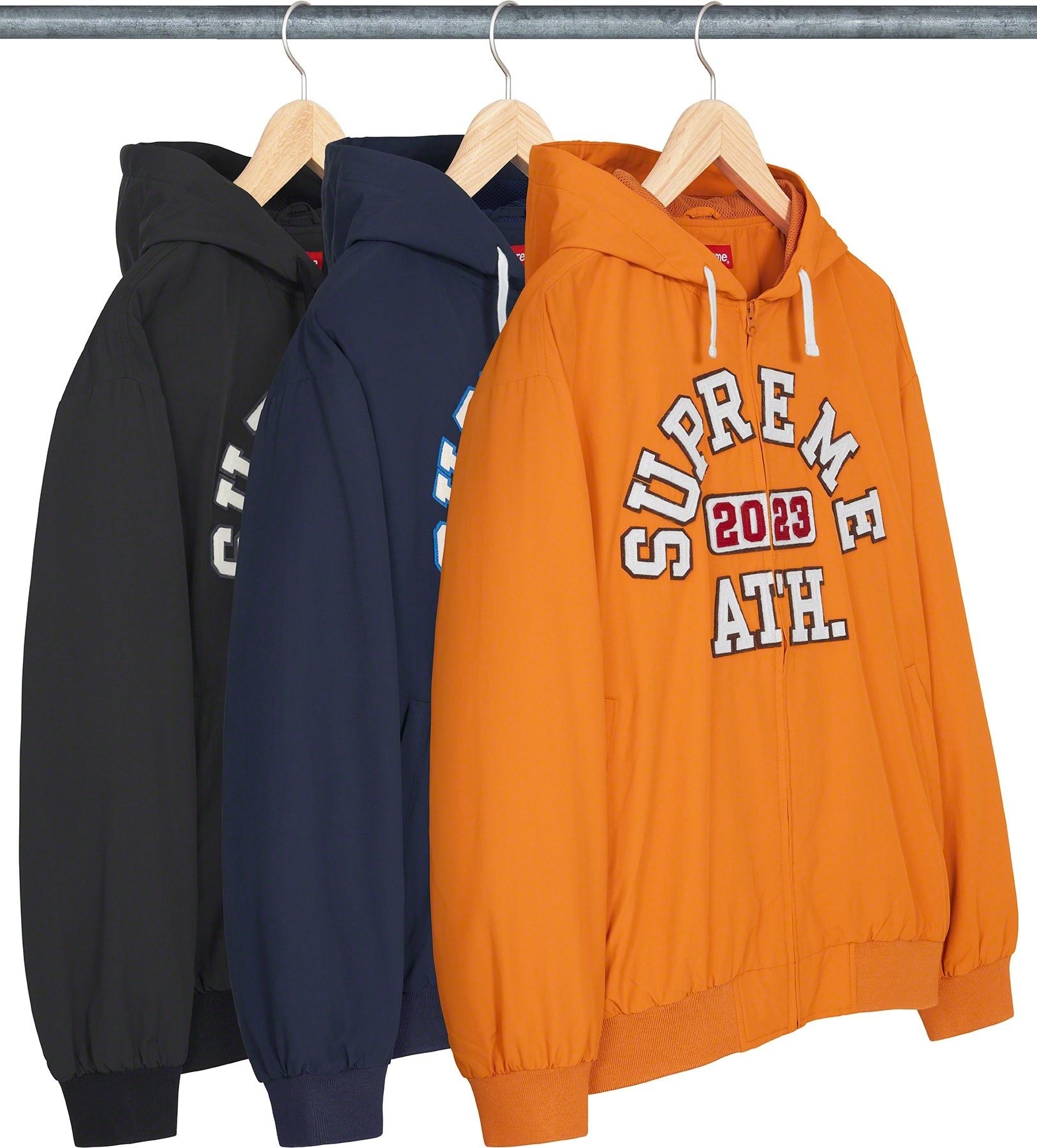 Appliqué Hooded Track Jacket